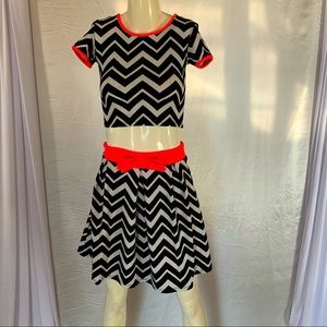 💕2 piece skirt set